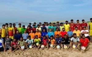 Trials for Indian men's beach soccer team held in Porbandar 5 Trials for Indian men's beach soccer team held in Porbandar